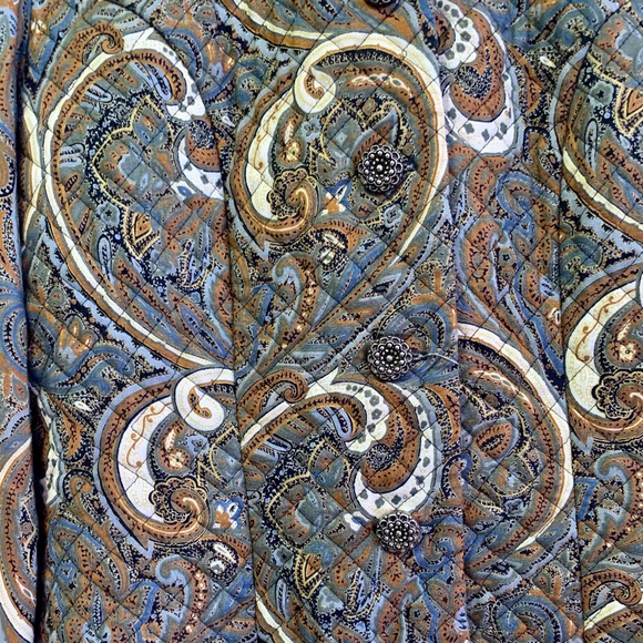 Vintage paisley suit/skirt set - Picture 6 of 14